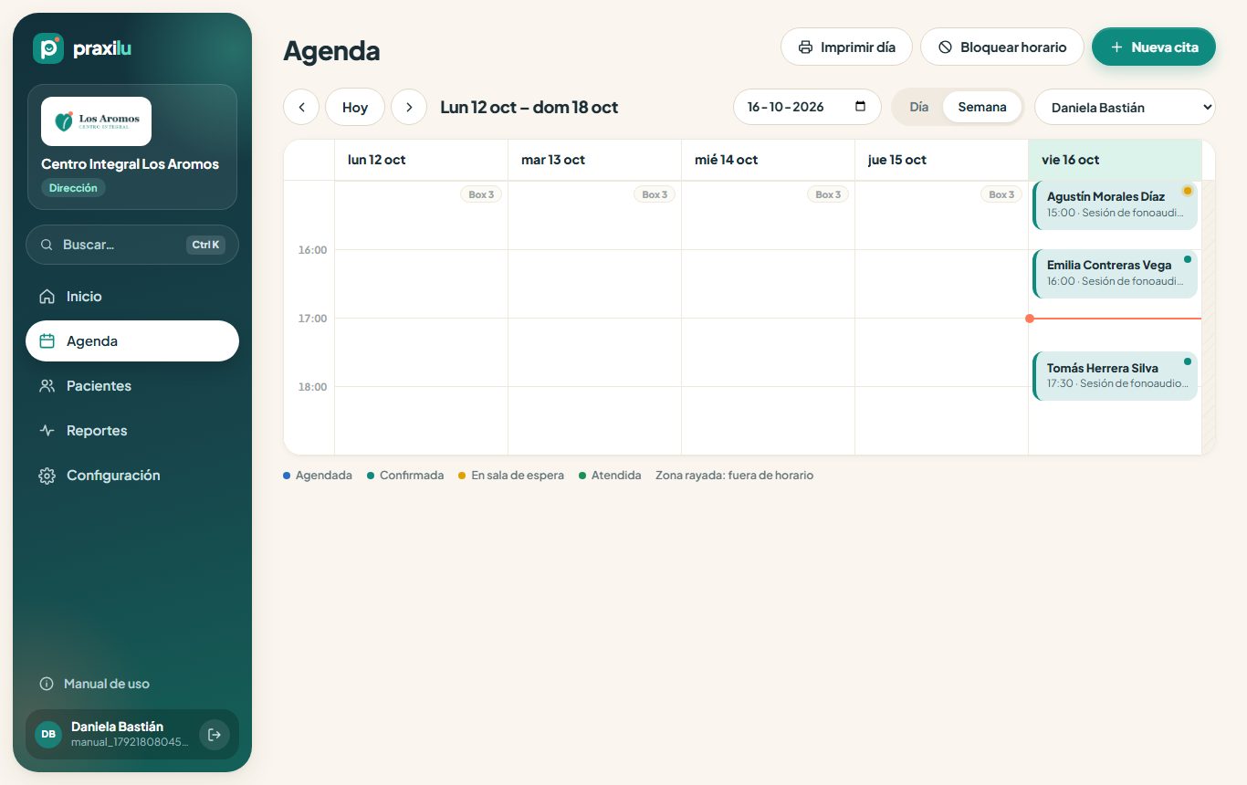 Agenda de la semana